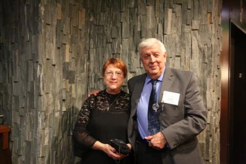 Louis Blecher Memorial Outstanding Lifetime Achievement Award Winner, Dr. Stuart Porter, Ashland and wife Ann Porter